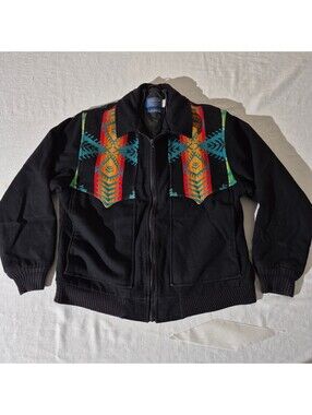 Pendleton High Grade Western Wear L Large Aztec Southwestern Wool Jacket